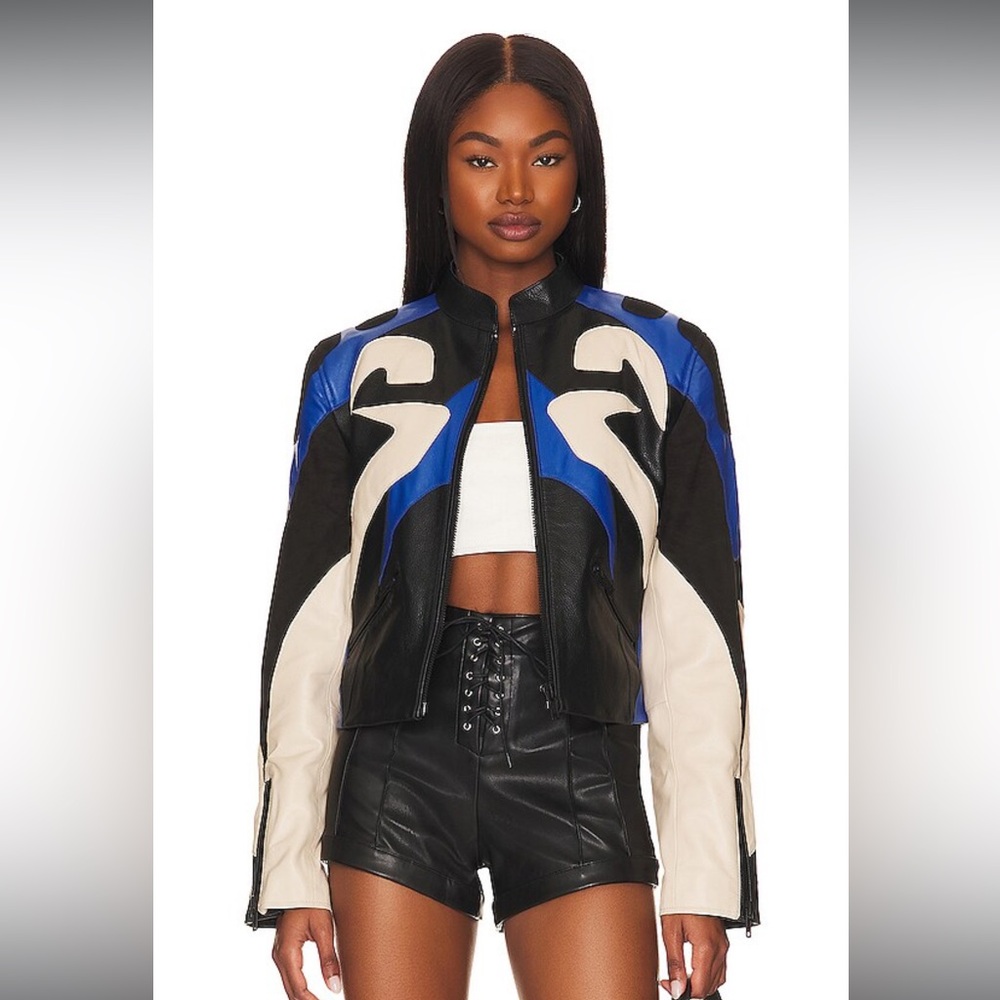 NWT DEADWOOD X REVOLVE Enduro Leather Jacket
